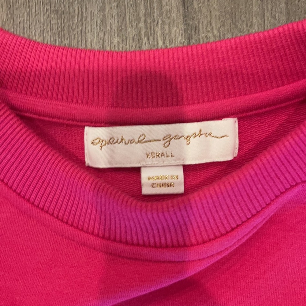 New! Spiritual Gangster Happy Izzy Crop Sweatshirt - Picture 3 of 4
